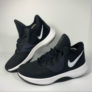 Nike Air Precision II Black/ White Basketball Sneaker Shoes AQ3521-001; Men's 8